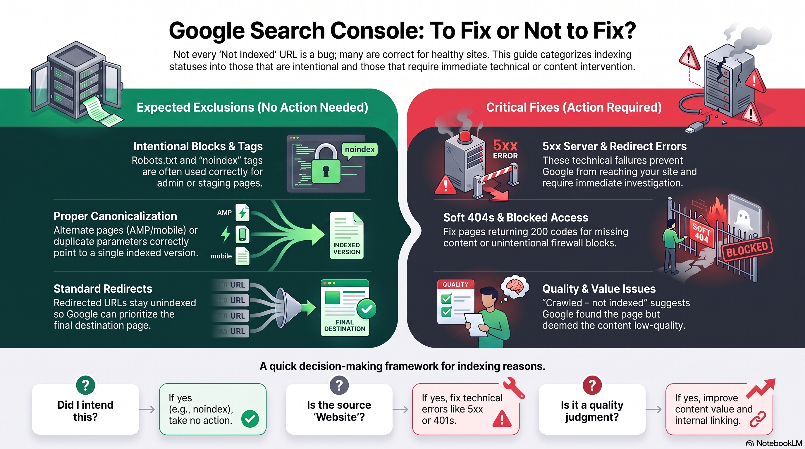 Why isn't my page indexed? - Basics